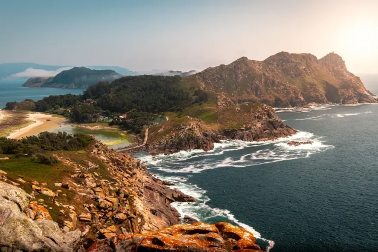 Islas Cíes en las Rías Baixas, Galicia