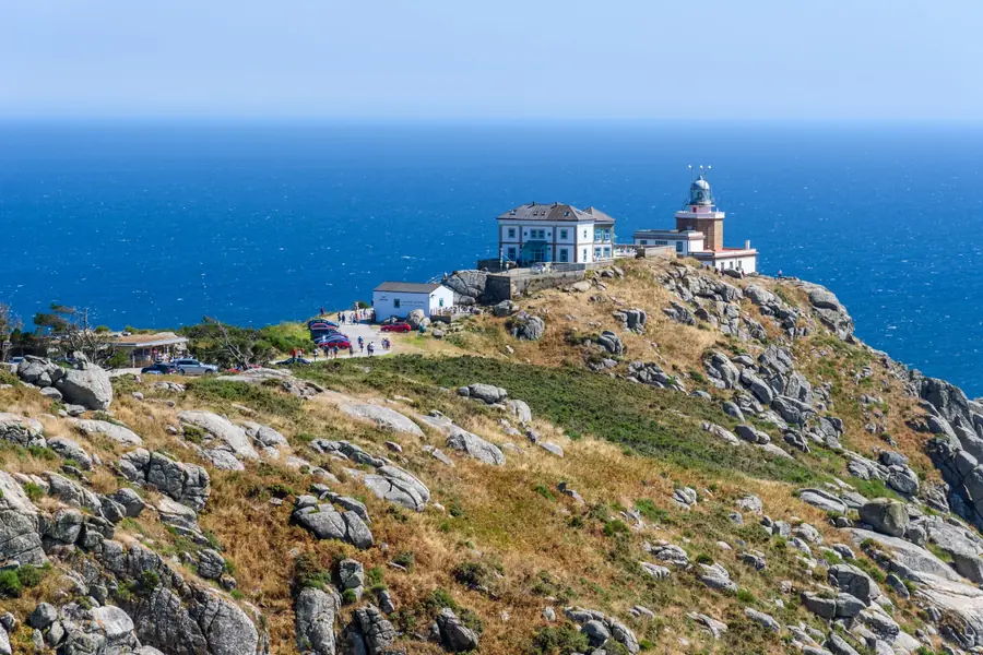 Faro de Finisterre en la Costa da Morte, Galicia